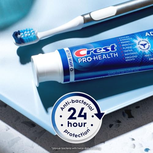 Crest Pro-Health Advanced Deep Clean Mint Toothpaste, 2 Count (Pack of 1)
