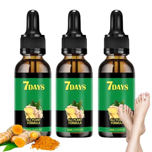 7 Days Ginger Foot Spray, 7 Days Nail Repair, 7 Days Ginger Nail Treatment, Ginger Nail Treatment (3pcs)