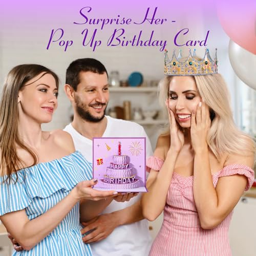 Birthday Gifts for Women Friendship, Aoen Unique Happy Birthday Gifts for Best Friends Women, Mom, Sister, Wife, Coworker, 7P Purple Self Care Spa Gifts Baskets for Christmas, Valentines, Mothers Day