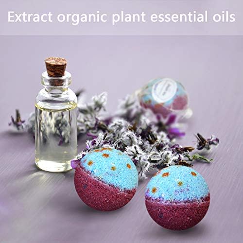 Bath Bombs Gift Set, 50 Handmade Bulk Bath Bombs for Kids, Women, Men, Wonderful Fizz Effect Bath Gift for Valentine's Day, Christmas & Any Anniversaries