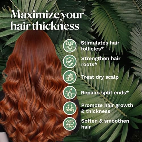 Batana Oil for Hair Growth, Divine Vitals 100% Organic Batana Hair Growth Oil, 100% Raw from Honduras, Prevent Hair Loss, Adds Thickness, Texture, Shine (1PCS)
