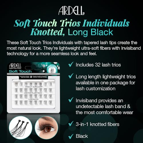 Soft Touch Trios Individuals Long Black