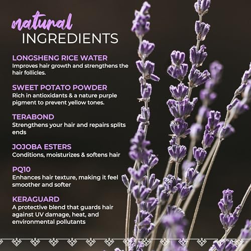 Viori Purple Conditioner Bar - Handcrafted with Longsheng Rice Water & Natural Ingredients - Blonde Hair Toner to Neutralize Brassy Tones