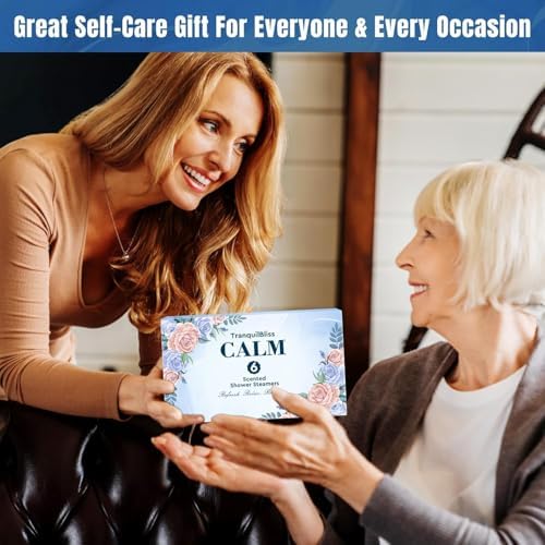 Shower Steamers with Natural Fragrance, 12 Pack Shower Bath Bombs, Mother's Day Presents, Luxury Self Care & Relaxation, Birthday Presents for Women and Men