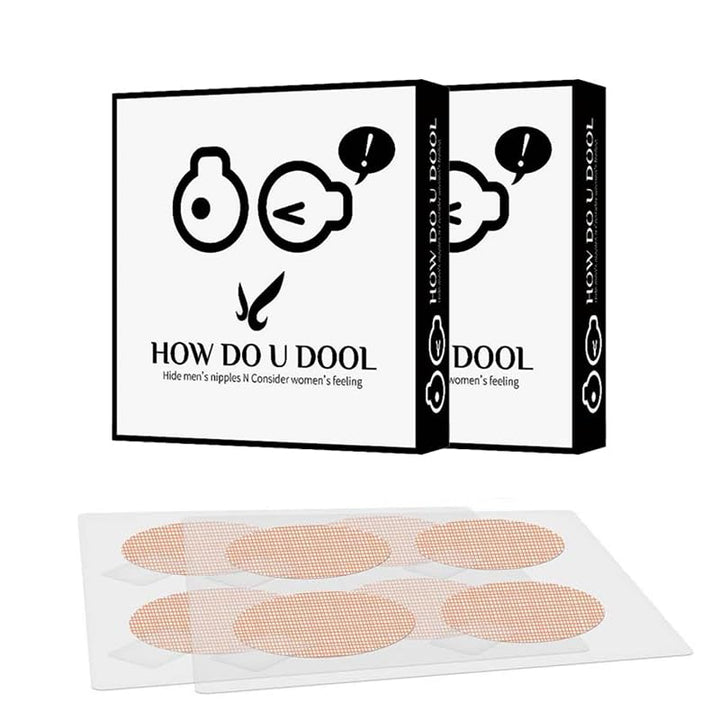 2XK-NOV Men's Nipple Cover Specially for Running - Value Pack(208 Pieces), Disposable Nipple Covers Stickers for Jogging and Marathon - 3cm Anti-Chafing Nipple Patch - Water- Resistant Nipple Guards