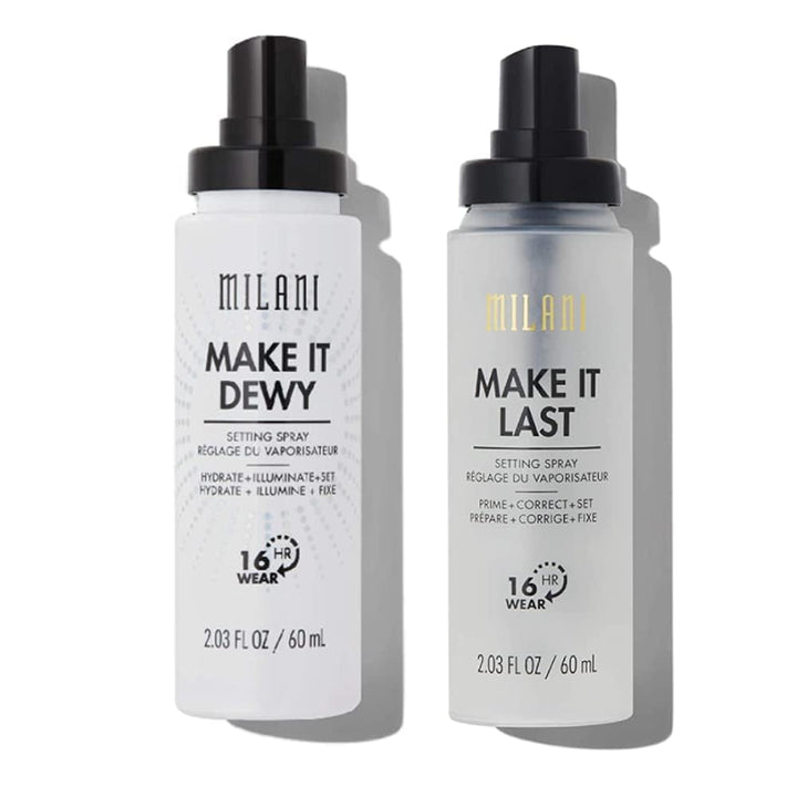 Milani Setting Spray & Primer | 3-in-1 Hydrating Makeup Setting Spray | 2 Pack