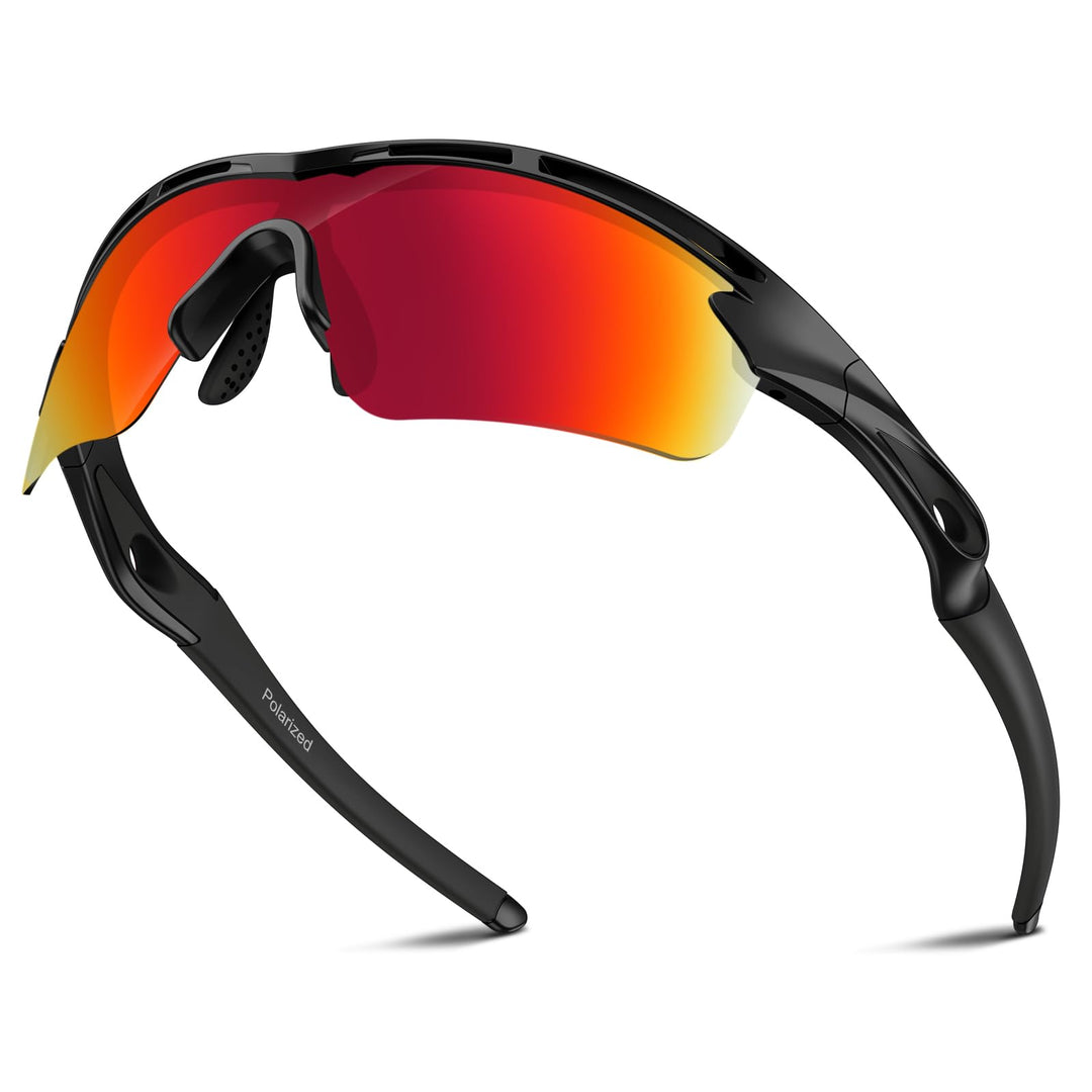 Polarized Sports Sunglasses for Men Women Youth Baseball Cycling Running Driving Fishing Tennis Golf Motor TAC UV400 TR90