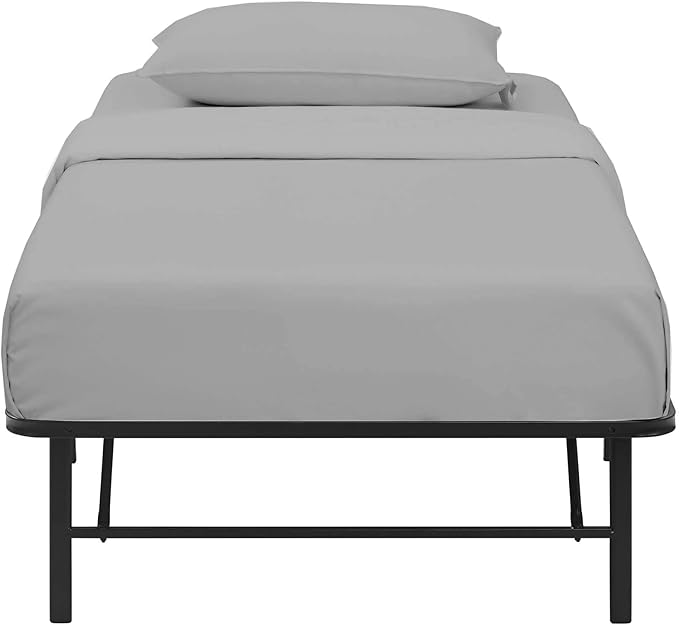 4 PC Cot Sheets 30x75, 100% Cotton Fitted Sheet - Perfect for Narrow Twin/Rv Bunk/Camping Cot/Guest Bed Replacement, Fits Upto 4-8" Deep Mattress - Light Grey Solid