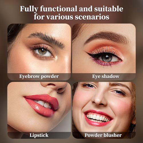 Beauty Full Face Palette Makeup Kit 24 Color Eyeshadow Palette, 8 Lip Gloss, 4 Blush, 3 Dual Powder, with Brushes & Mirror | Travel Friendly Professional Cosmetic Set with Shimmer Shades