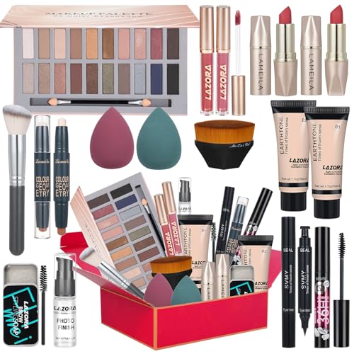 Makeup Kit for Women Full Kit Makeup Sets for Teenagers Makeup Kits for Women Teen Girls Includes 20 Colors Eyeshadow Palette Foundation Make Up Set for Beginners