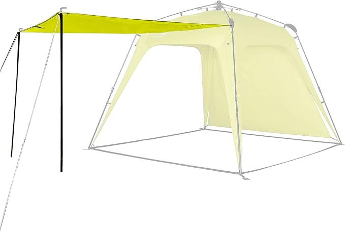 Pop Up Canopy Sun Shelters Shade Tent Camping Canopy 8.2' X 8.2' - Instant Portable Sports Cabana Umbrella, Easy Set-up and Take Down, with Sun Protection and One Shade Wall Included (Awning Green)