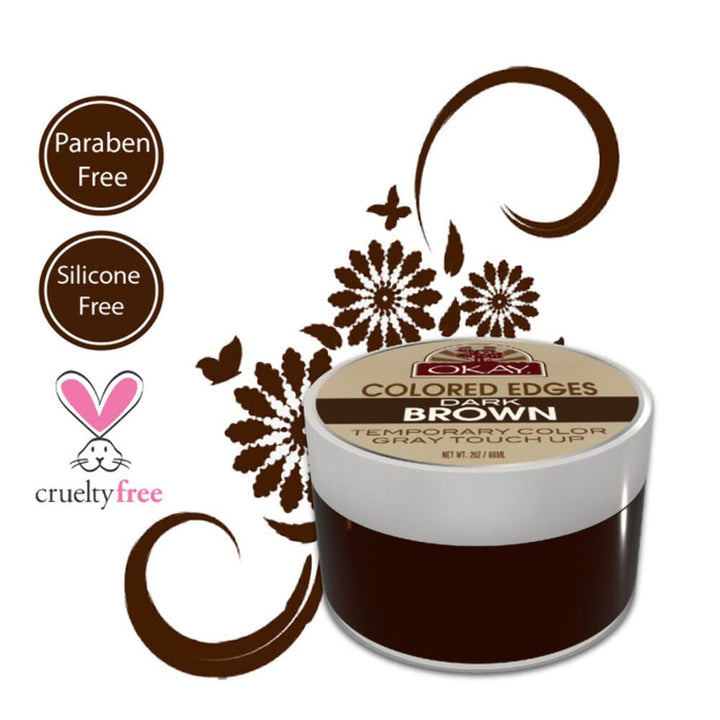 OKAY COLORED EDGES DARK BROWN 2oz / 59ml