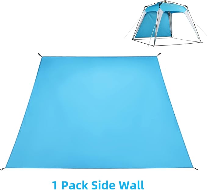 Sunwall for Pop Up Canopy Instant Shade Tent 8.2' X 8.2', Detachable Flap Sun Shade Side Wall Accessory to Block Sun, Wind, and Rain, 1 Pack Sidewall Only