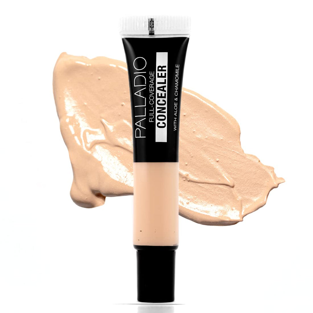 Palladio Full Coverage Concealer, Under Eyes Disguise, Creamy Face and Eye Concealer, Evens Skin Tone, Conceals Blemishes, Dark