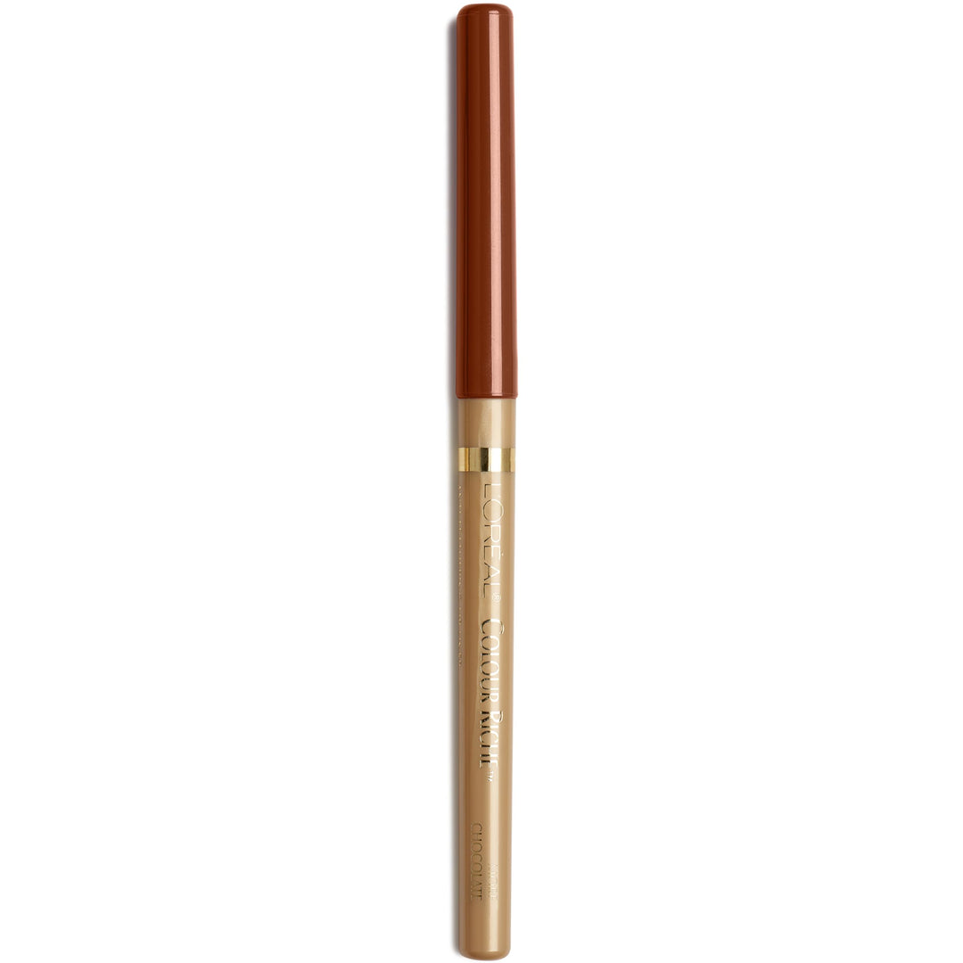 L'Oreal Paris Colour Riche Lip Liner Pencil, Creamy Lip Liner with Omega 3 and Vitamin E, 783 More Chocolate (Brown)