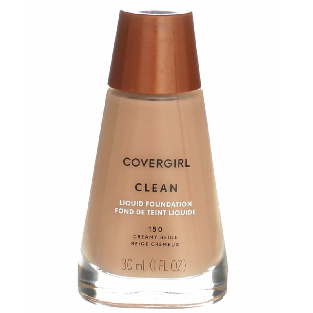Covergirl Clean Liquid Makeup, Creamy Beige [150], 1 Oz (Pack Of 3)