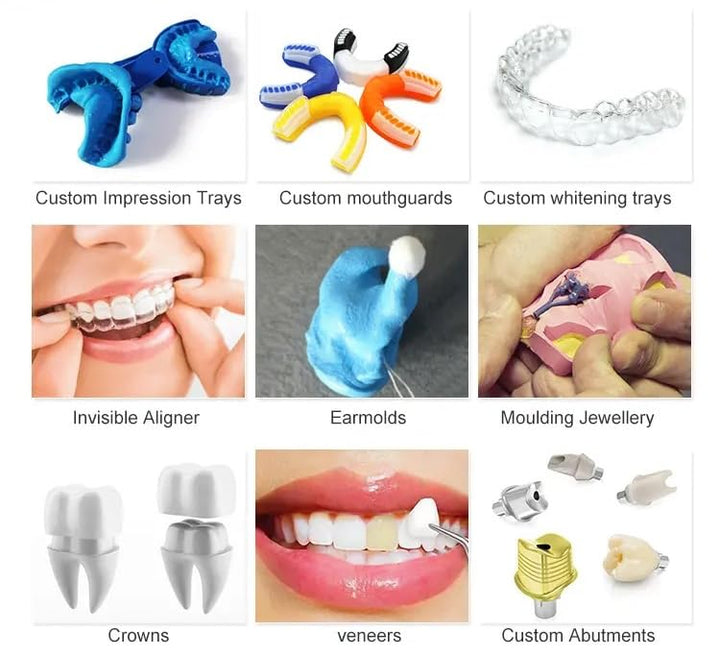 168 gm Kit - VPS Material -Mold - Retainers - Dentures - Grillz - Step by Step DIY Instructions - Trays