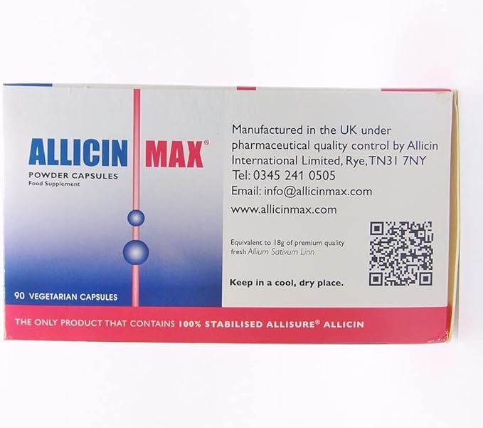 ALLICINMAX Allicin Max 100% Pure Allicin 90vcaps (2 Pack)