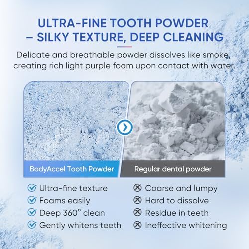 Teeth Whitening Powder Upgraded– Probiotic Pearl Whitening Tooth Powder, Fluoride-Free Toothpaste for Coffee & Tea Stain Removal, 360° Clean Teeth, Fresh Breath