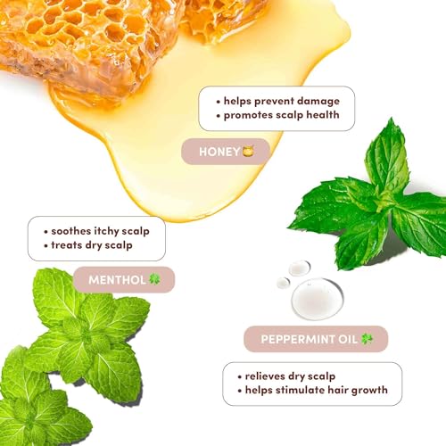 Mizani Wonder Crown Scalp Cleanser - Helps Stimulate Hair Growth, Removes Buildup and Oil With Tea Tree and Peppermint Oil, For Dry & Itchy Scalps