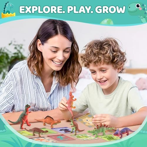 Bath Bombs for Kids with Surprise Toys Inside - 9 Pack Organic Dinosaur Bath Bombs Gift Set, Bubble Bath Fizzers, Dinosaur Toys for Kid 3 4 5 6 7 8 9 Years, Birthday Gifts for Kids Boys