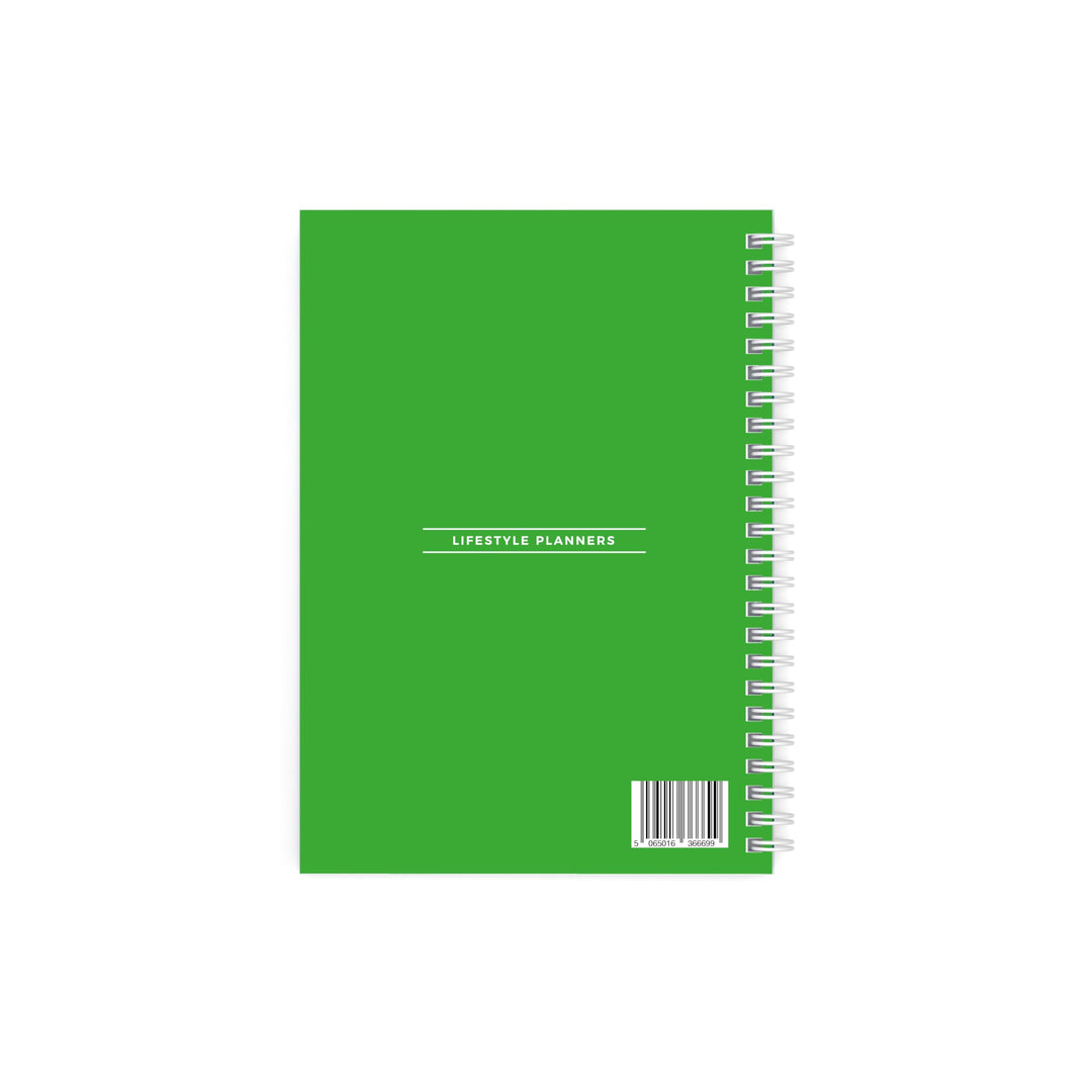 Better Health - Exercise, Nutrition & Wellness Journal - Stay healthy with our handy, simple tracking charts - A5 size with 104 undated pages - For A Happier, Healthier Life (Green)