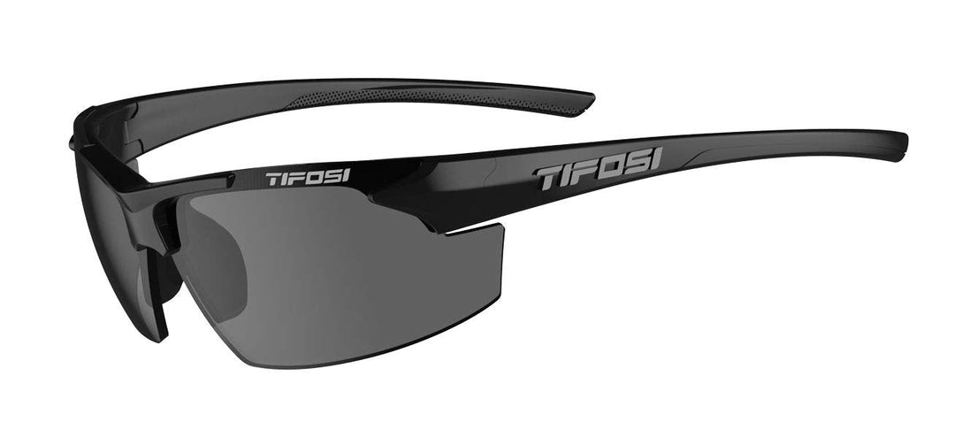 Tifosi Optics Track Sunglasses (Gloss Black, Smoke)
