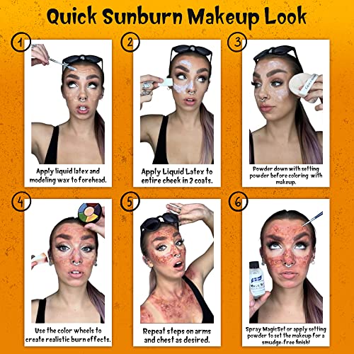 Graftobian Special FX Trauma Pro SFX Makeup Kit - Made in USA - Professional Effects Kit for Halloween, Cosplay, Theater, and Movie, Easy-to-use Cosmetics Collection Set for Beginners and Pros