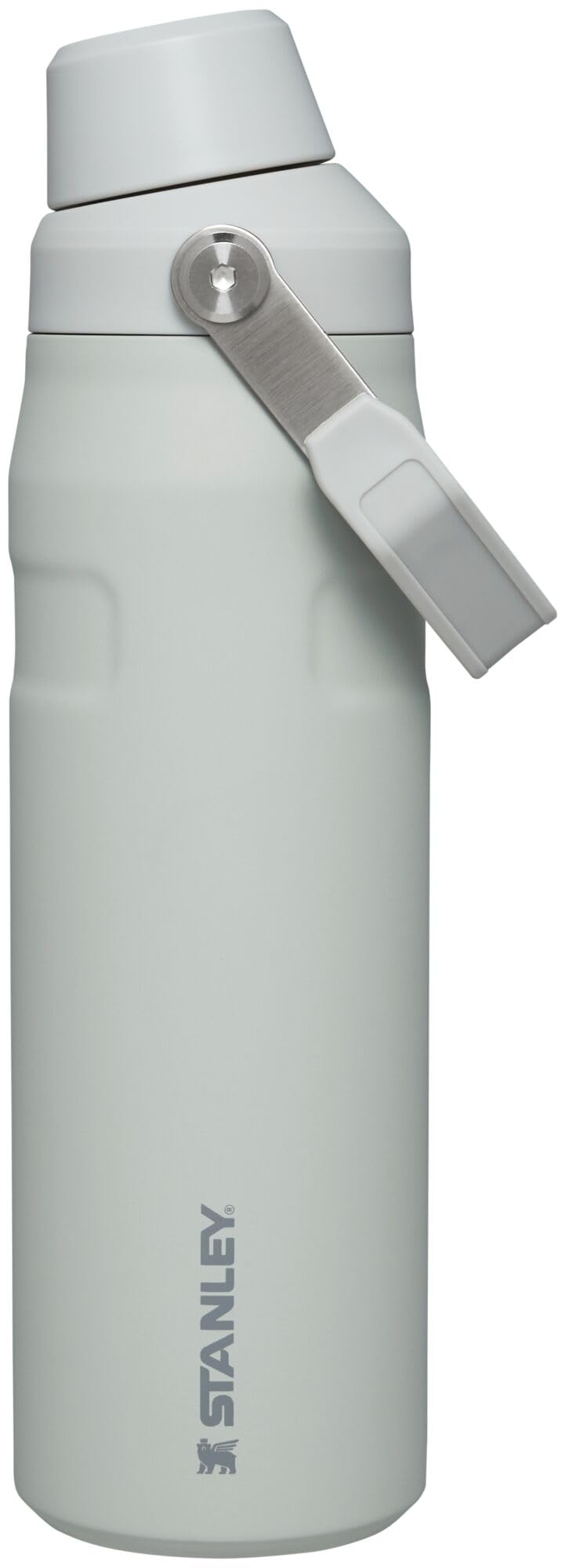 Stanley IceFlow Fast Flow Water Bottle 24 OZ | Angled Spout Lid | Lightweight & Leakproof for Travel & Gym | Insulated Stainless Steel | BPA-Free | Fog Glimmer