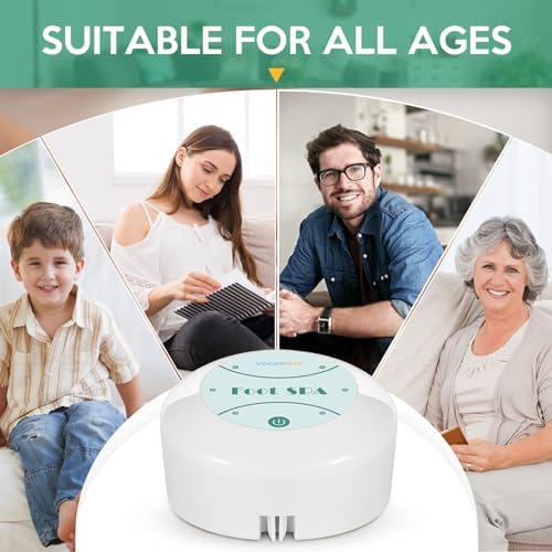 Portable Ionic Detox Foot Bath Machine, Ionic Detox Foot Spa Chi Cleanse with 5 Liners for Home Use Spa Club Salon or Holiday Travel Gift US Stock(Tub not Include)