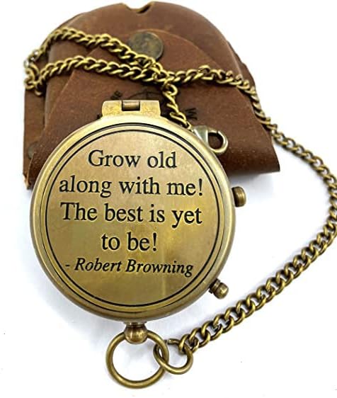 Antique Nautical Brass Engraved Compass Navigational Pocket Compass Tool for Travelling & Camping by THEHISTORICALHUB