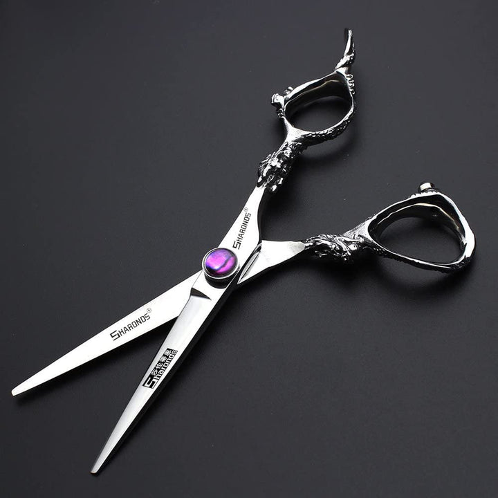 Hair Cutting Scissors Shears Professional Barber 6 inch Hairdressing Scissor Home Use for Man Woman Adults Kids Babies