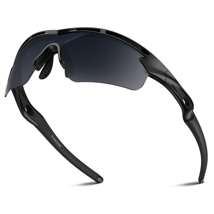 Polarized Sports Sunglasses for Men Women Youth Baseball Cycling Running Driving Fishing Tennis Golf Motor TAC UV400 TR90
