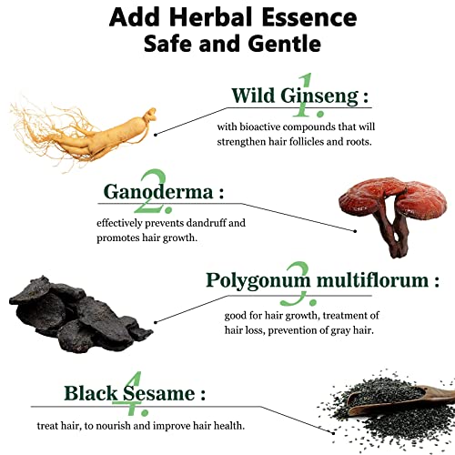 Natural Blonde Brown 3-IN-1 Golden Hair Dye Shampoo 500ml, Colors in 10-15 Mins, 100% Coverage for All Hair Types (Blonde Brown)