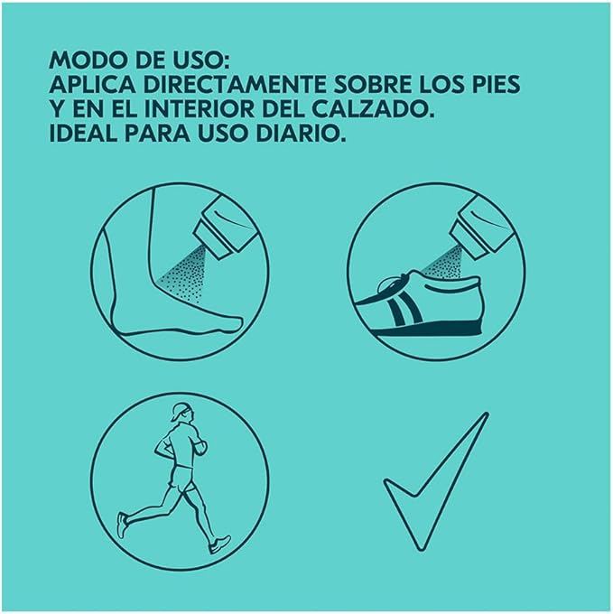 FOOT POWDER EFFICIENT FRESH WITH ZINC OXIDE 200G