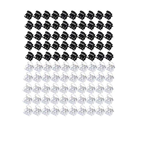 100Pc/Pack 1Cm Hair Claws Clip For Women Girls Black & Brown & Clear Plastic Mini Hairpin Hair Clip Clamp Hair Accessories Gifts