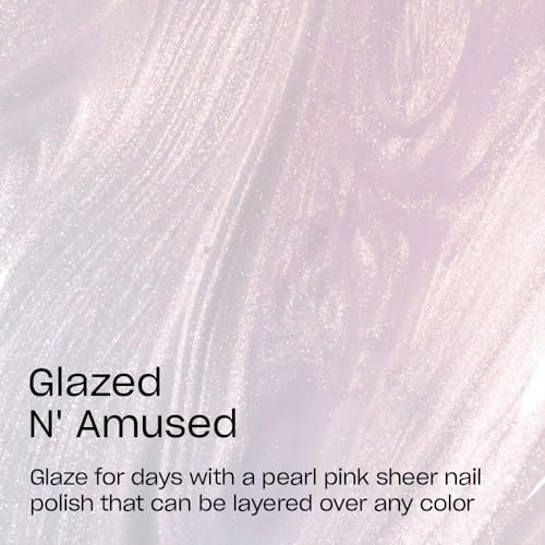 OPI Nail Lacquer Nail Polish | Opaque Light White & Gray Shimmer Chip Resistant Nail Polish | Vegan, Fast Drying, Streak Free