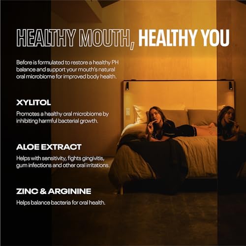 Before | Fluoride Free n-HA Whitening Toothpaste | Natural, Nano Hydroxyapatite Helps Strengthen Teeth & Remineralize Enamel for Oral Health, Lasting Mint Flavor, Made in The USA — 4.4oz