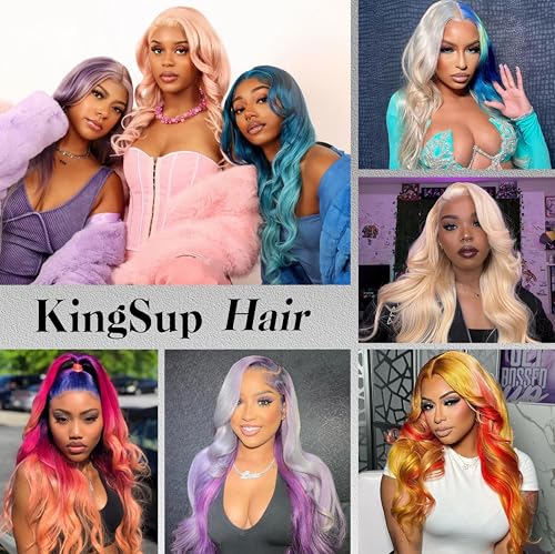 613 13x6 Lace Front Wig Human Hair 250 Density 30 Inch Body Wave Blonde Wig Human Hair 613 HD Lace Frontal Wigs 13x6, 100% Real Human Hair No Synthetic Blend No Tangle No Shedding Triple Lifespan 3X