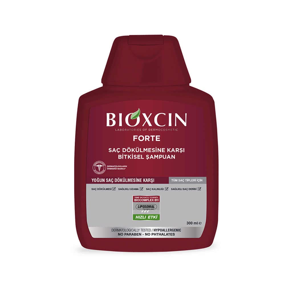 BIOXCIN Herbal Care Shampoo - Bioxcin Forte Herbal Shampoo For Intensive Hair Loss, Red