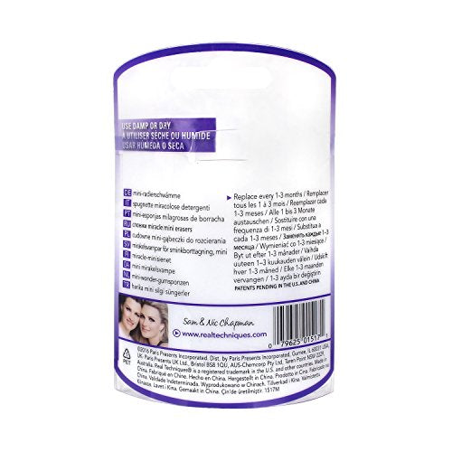Real Techniques Paris Presents Mini Eraser Sponges, 0.6 Ounce