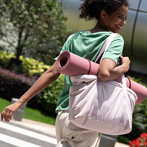BAGSMART Tote Bag for Women with Zipper, Gym Tote with Compartments, Laptop Work Tote Nurse Dance Yoga Bag for Sport, Travel