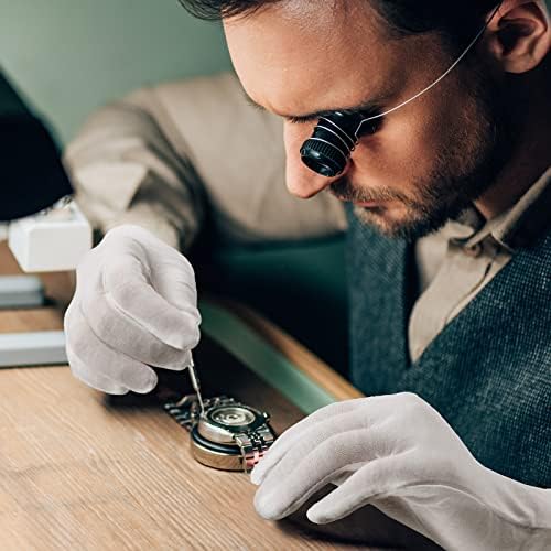 240 Pcs Cotton Gloves Cotton Bulk Pack Moisturizing Gloves Overnight Soft Cotton Gloves Uniform Gloves Coin Inspection Gloves Art Handling Gloves for Man and Woman (White)