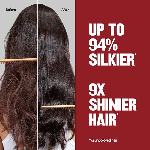 Revlon ColorSilk with Bond Repair Complex, Burgundy Permanent Hair Color, 100% Gray Coverage, Ammonia Free Hair Dye, Vegan Keratin, 48 Burgundy (Pack of 3)