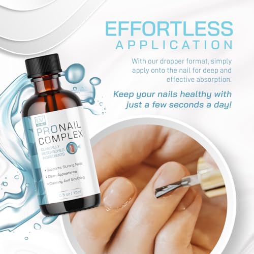Pronail Complex - Original Formula Toenail Treatment Pronail Complex Liquid Drops Premium Formula Extra Strength, Pro Nail Complex Oil Liquid Drop All Natural Support, 1 Bottle for 1 Month
