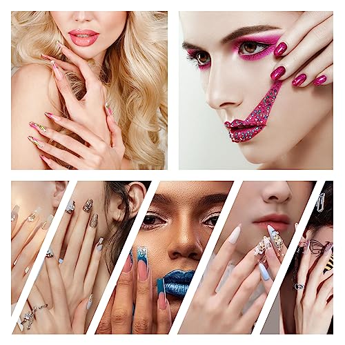 Acrylic Nail Brush Size 8, 100% Real Kolinsky Art Nail Brush for Acrylic Powder Application, Handmade Women Manicure Nail Extension Tool for Professional DIY Home Salon and Beginners