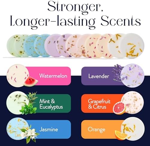 Gifts for Women, Aromatherapy Shower Steamers – 12-Pack Self Care & Spa Birthday Gifts for Women, Relaxation & Stress Relief, Bath Shower Bombs with Lavender & Eucalyptus Essential Oils