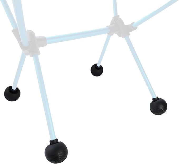 Camping Chair Feet 13mm Anti Sinking Rubber Ball Feet Helinox Chair Accessories Helinox Zero/One