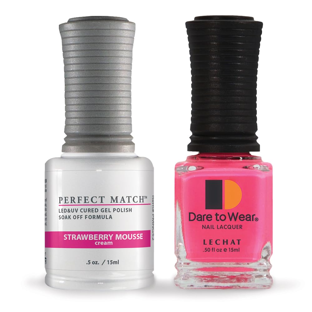 Lechat Perfect Match Gel Polish, Strawberry Mousse, 0.5 Fl Oz (Model: Pms52)