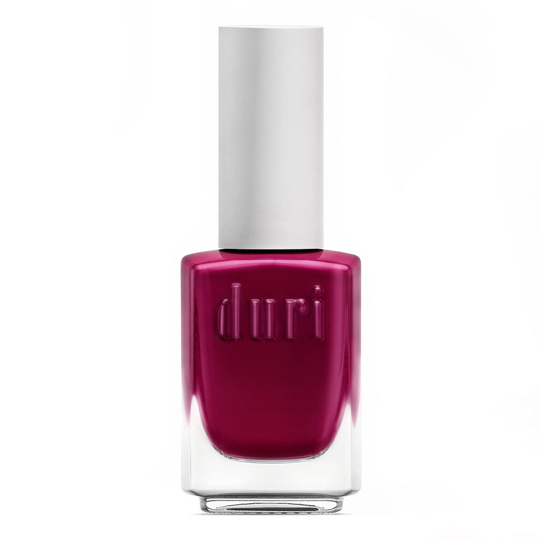 Duri Nail Polish, 755 Slay, Classic Fucshia Red Lacquer, Glossy Finish, Full Coverage, 0.45 Fl Oz